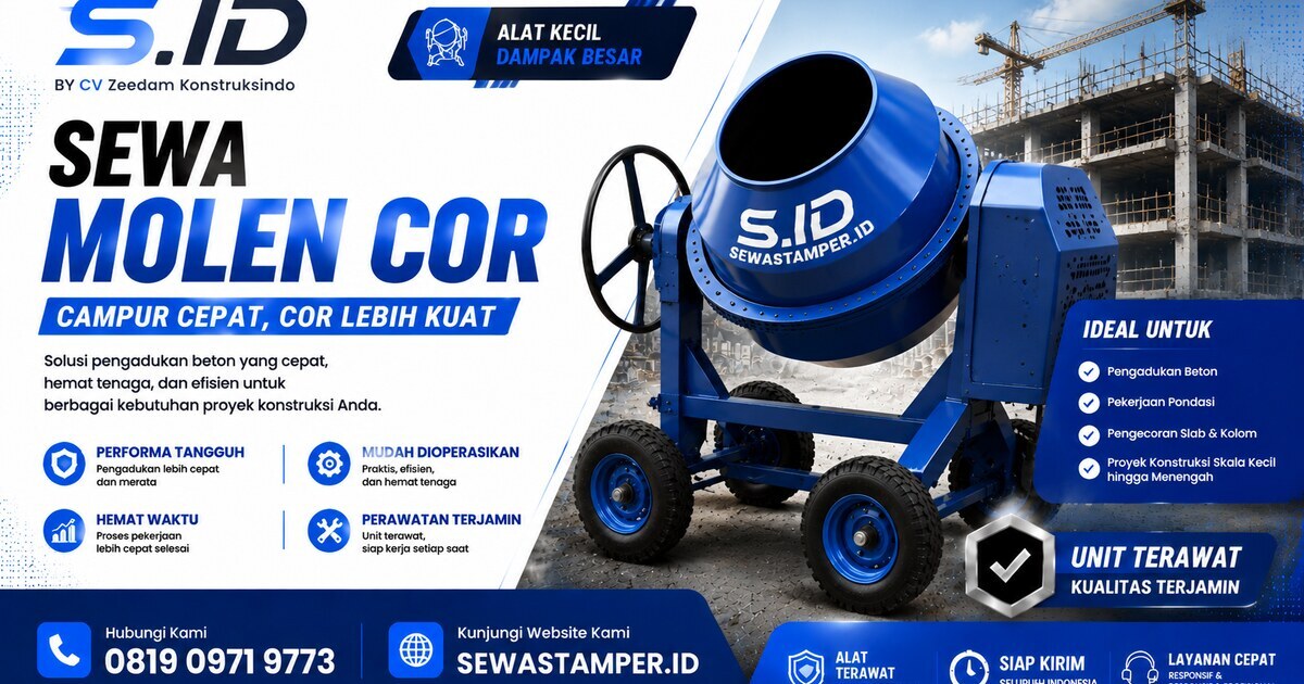 SewaStamper.id solusi sewa alat proyek